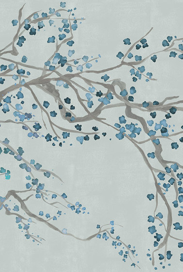 Takeda Fabric - Blue | Tessuti decorative | Feathr