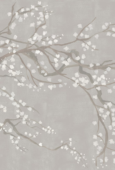 Takeda Fabric - Grey | Dekorstoffe | Feathr