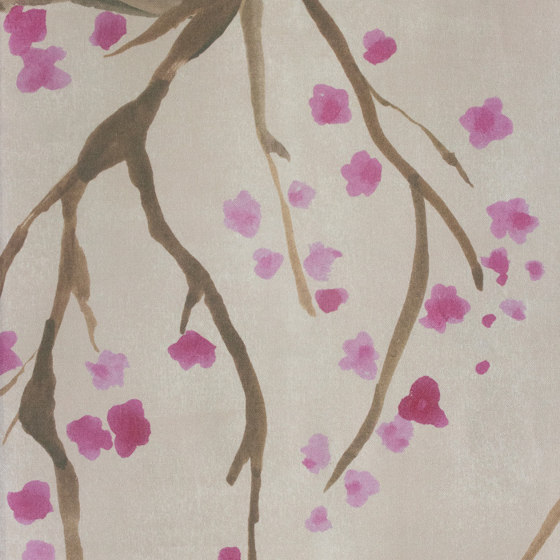 Takeda Fabric - Red Blossom | Dekorstoffe | Feathr