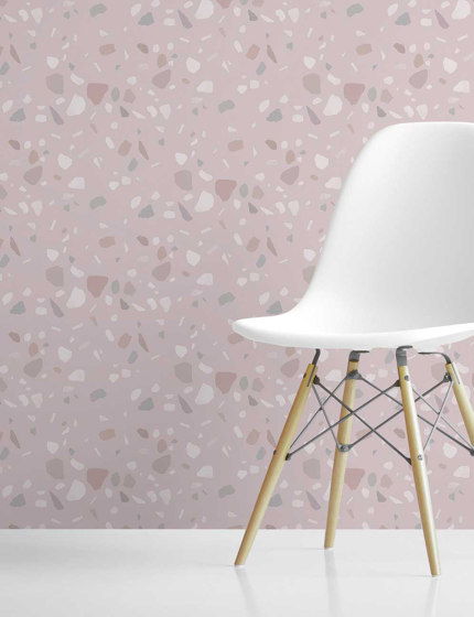 Terrazzo Amour - Blush | Wall coverings / wallpapers | Feathr