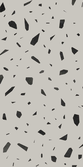 Terrazzo Noir - Grey | Revêtements muraux / papiers peint | Feathr