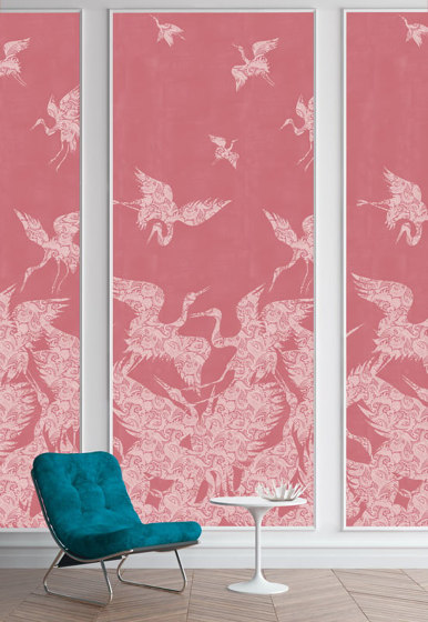 The Swoop - Pink | Wall coverings / wallpapers | Feathr