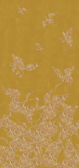 The Swoop - Saffron | Wall coverings / wallpapers | Feathr