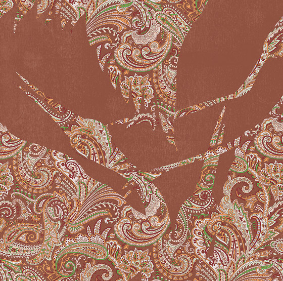 The Swoop - Terracotta | Wall coverings / wallpapers | Feathr