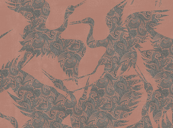 The Swoop Fabric - Dusty Pink | Tissus de décoration | Feathr