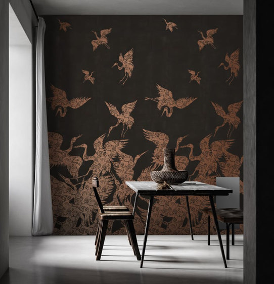 The Swoop Luxe - Copper | Wall coverings / wallpapers | Feathr