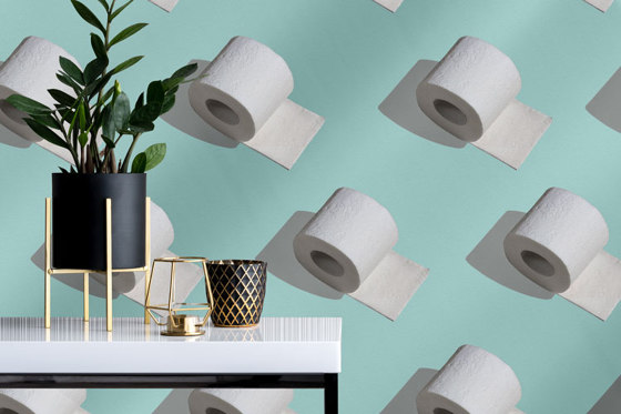 This Be The Paper - Teal | Wall coverings / wallpapers | Feathr