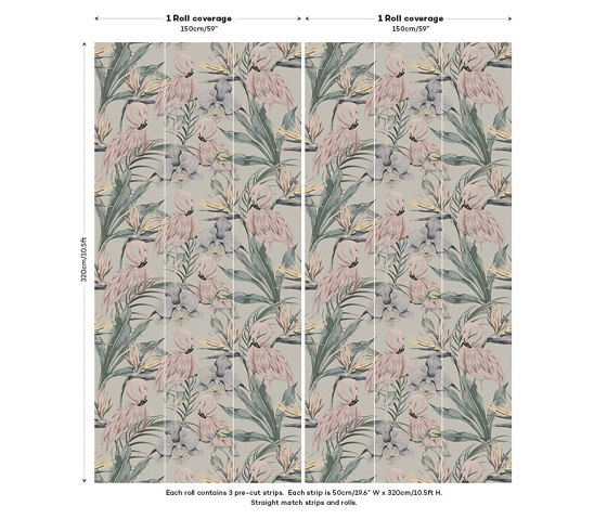 Tropical Shore - Pastel | Wall coverings / wallpapers | Feathr