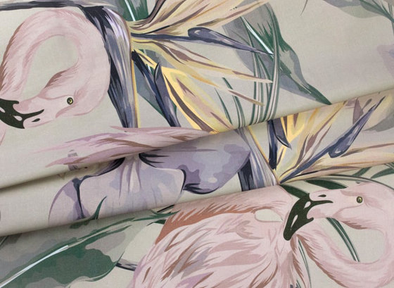 Tropical Shore Fabric - Pastel | Tessuti decorative | Feathr