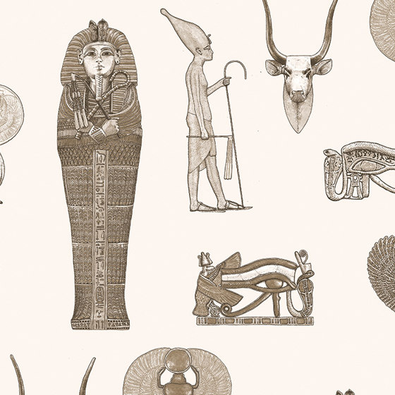 Tutankhamun - Vintage | Revestimientos de paredes / papeles pintados | Feathr
