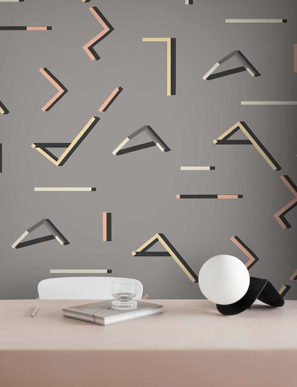 Utopia - Grey | Wall coverings / wallpapers | Feathr