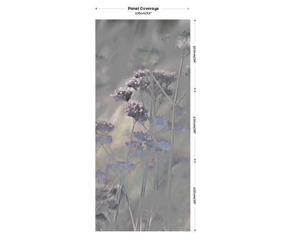 Verbena Fabric - Purple | Dekorstoffe | Feathr