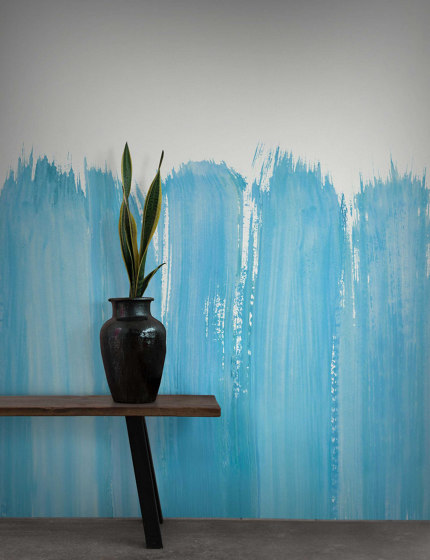 Vigor - Blue | Wall coverings / wallpapers | Feathr