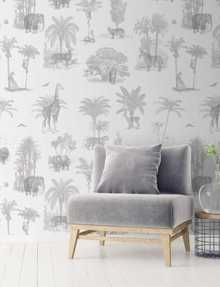 Where They Belong Summer - Grey | Wall coverings / wallpapers | Feathr