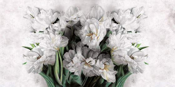 White Flowers - Original | Peintures murales / art | Feathr