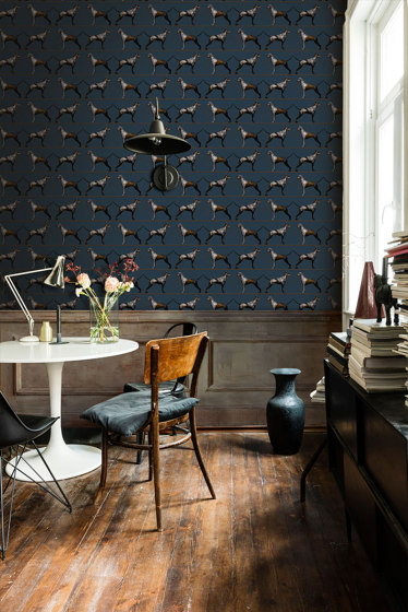 You Don’t Find The Light by Avoiding the Darkness - Prussian Blue | Wall coverings / wallpapers | Feathr