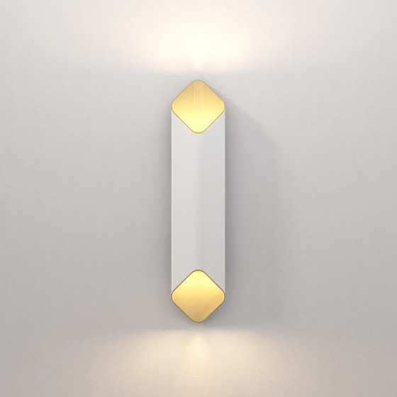 Ako 600 Phase | Matt White / Gold | Wall lights | Astro Lighting