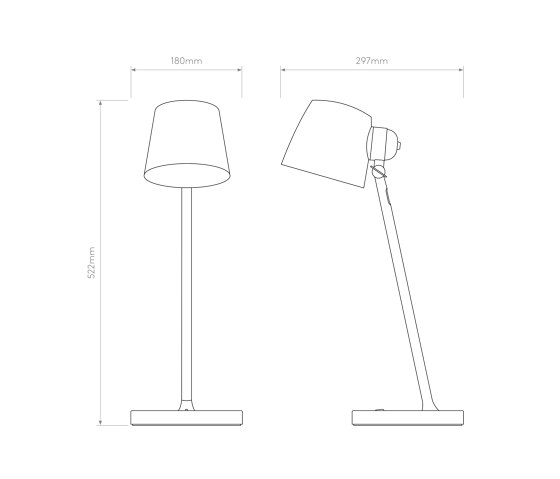 Imari Desk | Bronze | Lámparas de sobremesa | Astro Lighting