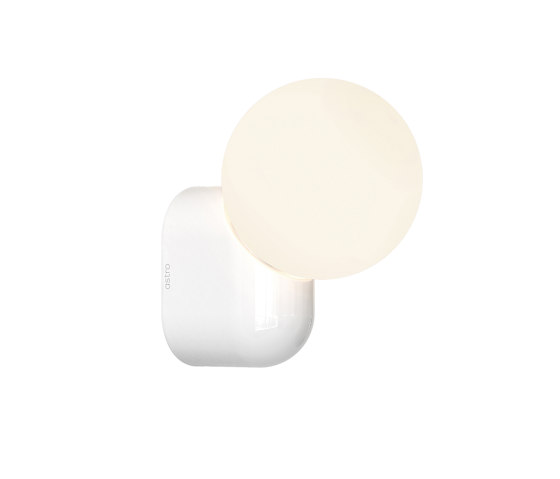 Lyra Wall Single | Gloss Glaze White | Wandleuchten | Astro Lighting