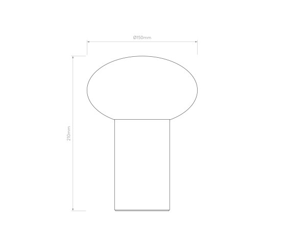 Zeppo Portable | Light Bronze | Luminaires de table | Astro Lighting