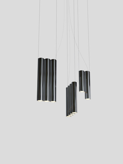 Silo 12 - Mirror Polished Aluminum | Suspended lights | Lambert et Fils