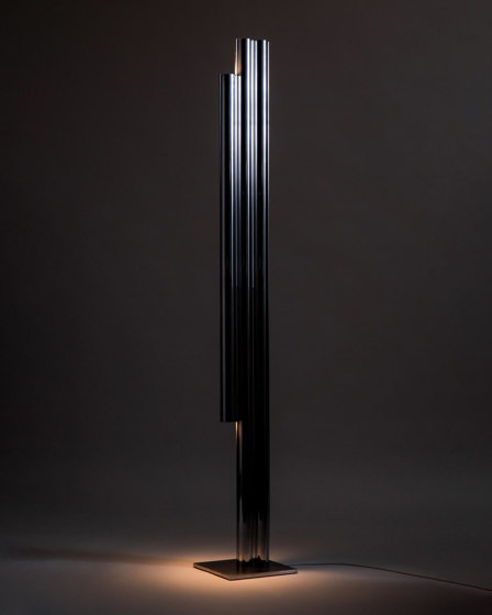 Silo 2FG - Aluminum miroir | Luminaires sur pied | Lambert et Fils