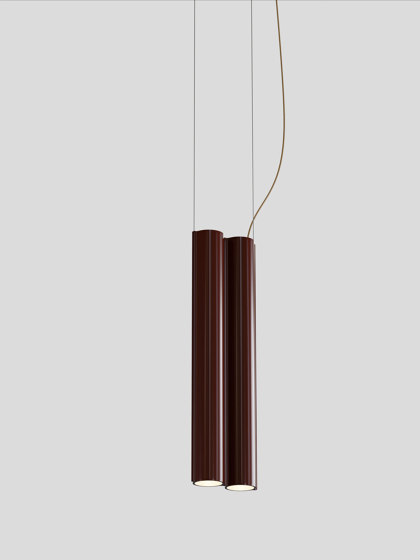 Silo 2SB - Glossy Oxblood | Lampade sospensione | Lambert et Fils