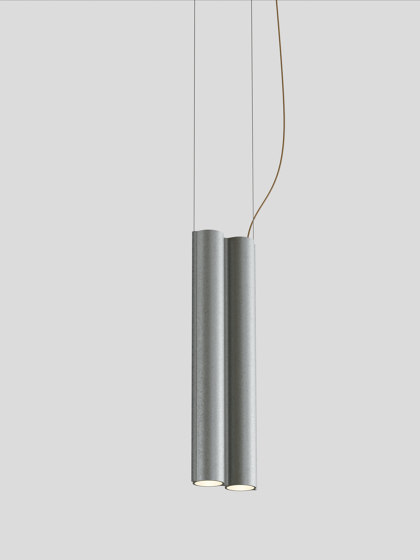 Silo 2SB - Tumbled Aluminum | Lampade sospensione | Lambert et Fils