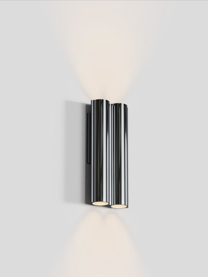 Silo 2WA - Mirror Polished Aluminum | Lámparas de pared | Lambert et Fils