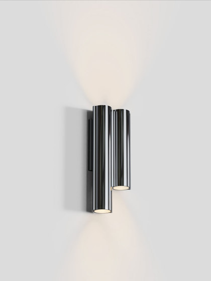 Silo 2WC - Mirror Polished Aluminum | Lampade parete | Lambert et Fils