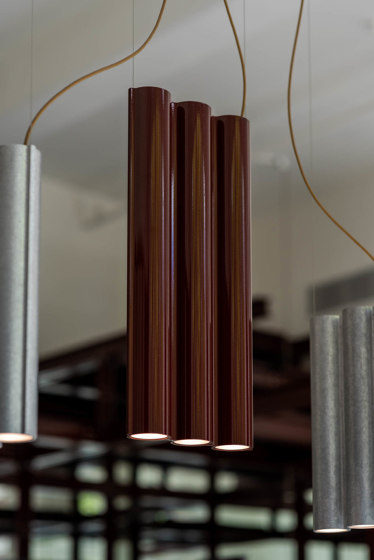 Silo 3SB - Aubergine | Suspended lights | Lambert et Fils