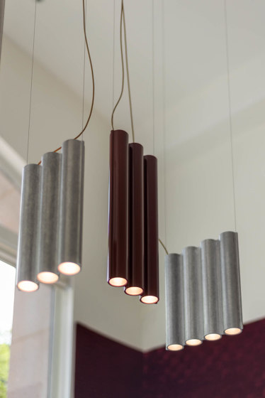 Silo 3SB - Aubergine | Suspended lights | Lambert et Fils