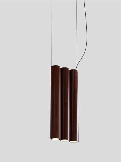 Silo 3SB - Glossy Oxblood | Suspended lights | Lambert et Fils