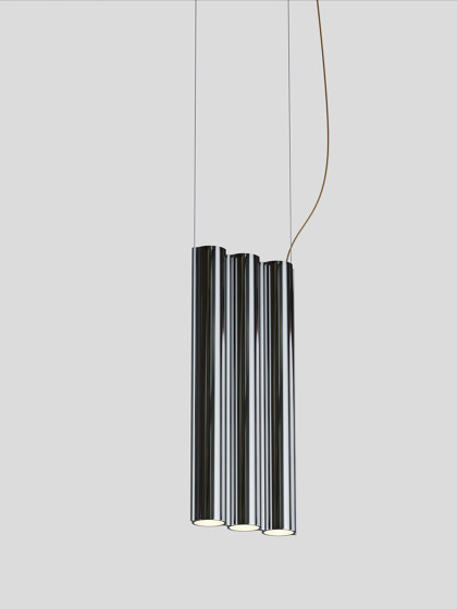 Silo 3SB - Mirror Polished Aluminum | Pendelleuchten | Lambert et Fils