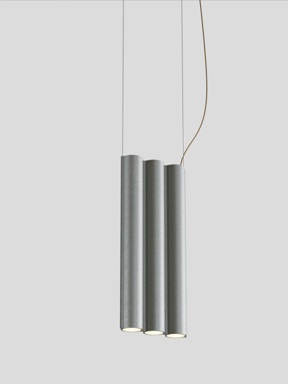 Silo 3SB - Tumbled Aluminum | Lampade sospensione | Lambert et Fils