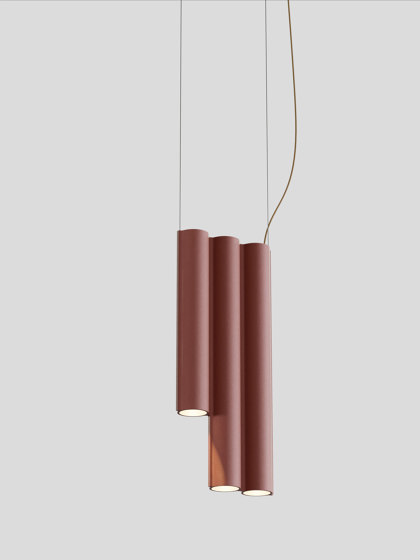 Silo 3SD - Terracotta | Pendelleuchten | Lambert et Fils