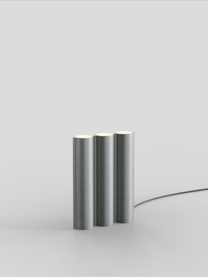 Silo 3TA - Aluminum texturé | Luminaires de table | Lambert et Fils