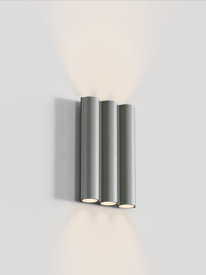 Silo 3WA - Tumbled Aluminum | Lampade parete | Lambert et Fils