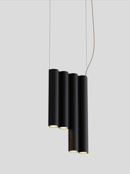 Silo 4SE - Black | Lampade sospensione | Lambert et Fils