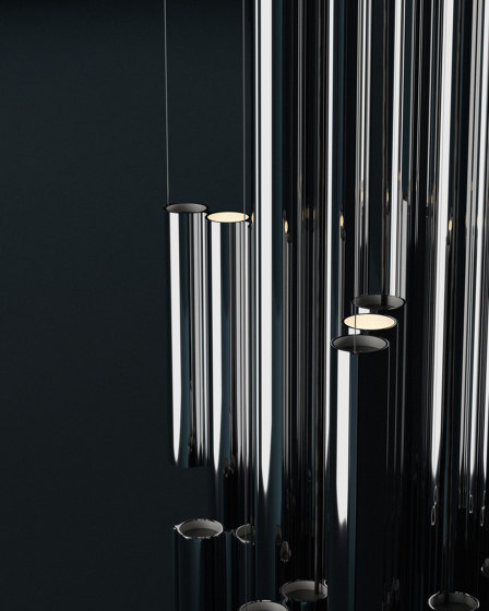 Silo Atelier 01 - Mirror Polished Aluminum | Suspended lights | Lambert et Fils