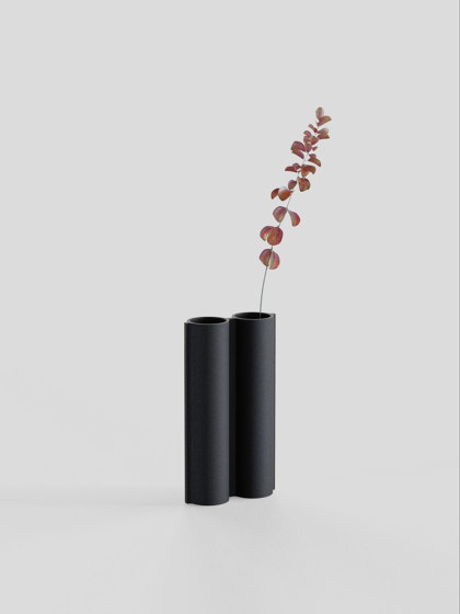 Silo Vase 2VK - Noir | Vases | Lambert et Fils