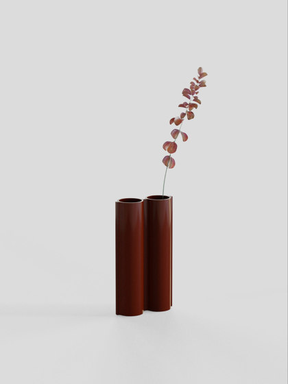 Silo Vase 2VK - Glossy Oxblood | Vases | Lambert et Fils