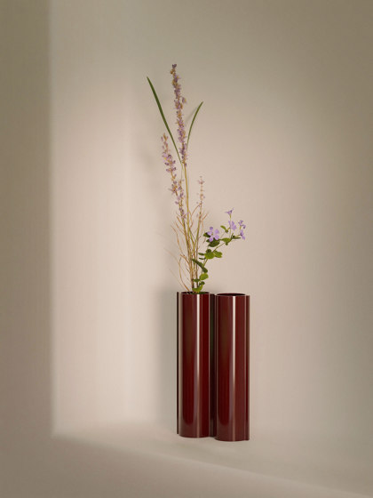 Silo Vase 2VK - Aluminum texturé | Vases | Lambert et Fils