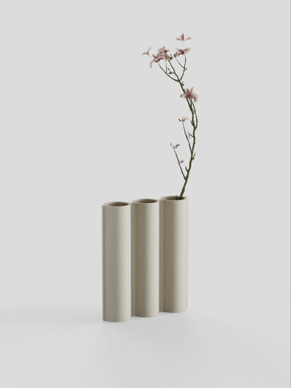 Silo Vase 3VK - Beige | Vases | Lambert et Fils
