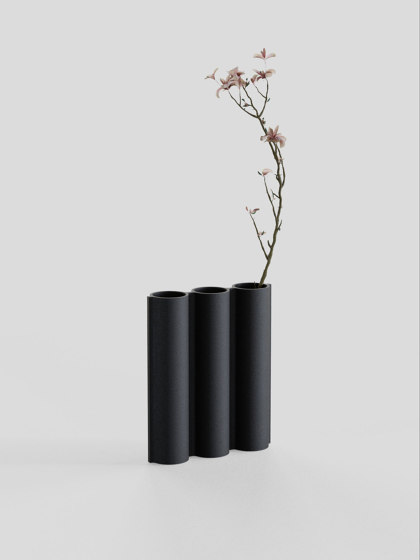 Silo Vase 3VK - Black | Vasen | Lambert et Fils
