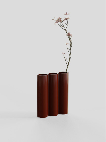 Silo Vase 3VK - Sang-de-boeuf lustré | Vases | Lambert et Fils