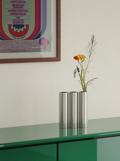 Silo Vase 3VK - Aluminum texturé | Vases | Lambert et Fils