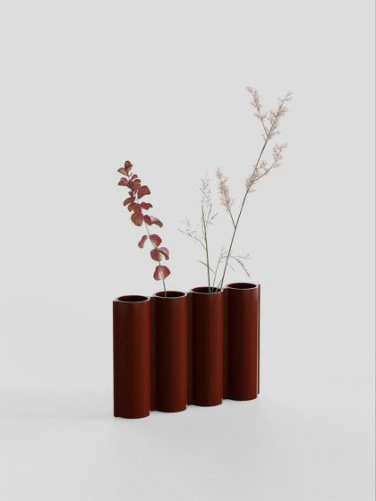 Silo Vase 4VJ - Glossy Oxblood | Vases | Lambert et Fils