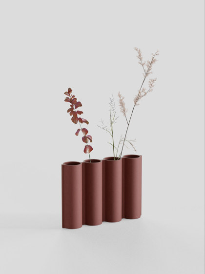 Silo Vase 4VJ - Terracotta | Floreros | Lambert et Fils