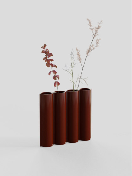 Silo Vase 4VK - Glossy Oxblood | Vases | Lambert et Fils